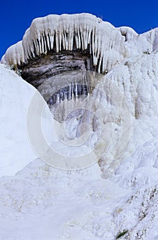 Pamukkale Limestone Terraces in Turkey