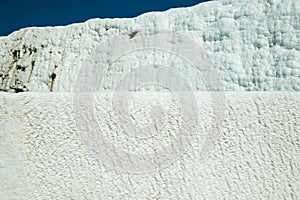 Pamukkale, natural pool with blue water, Turkey