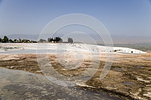 Pamukkale, Turkey. Travertine deposits