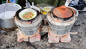 Pan cake in Mandalay, Myanmar