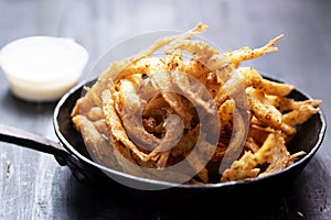 pan of crispy whitebait