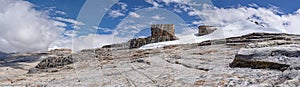 Pan de Azucar Glacier in a beautiful day panoramic view