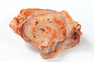 Pan-fried pork chop