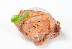 Pan-fried pork chop