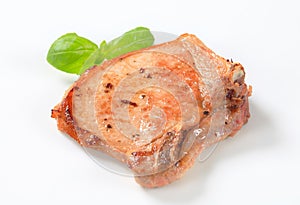 Pan-fried pork chop