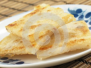 Pan-Fried Taro Cakes