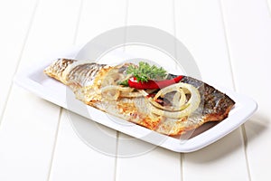 Pan fried trout