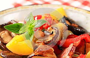 Pan fried vegetables