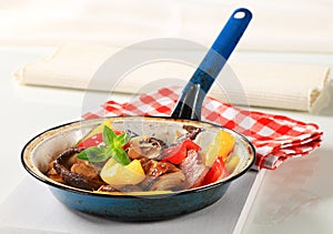 Pan fried vegetables