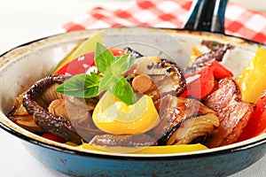 Pan fried vegetables