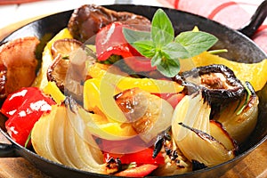 Pan fried vegetables