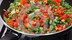Pan fried vegetables - stir-fry