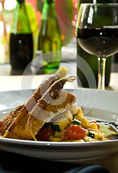 Pan grilled fish fillet