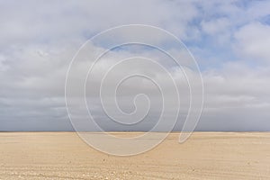 Pan of the Namibe Desert, Angola. Africa.