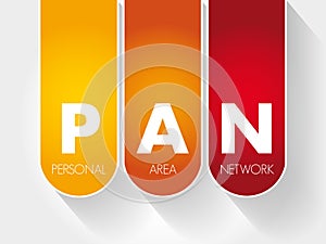 PAN - Personal Area Network acronym