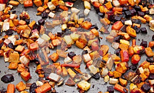 Pan Roasted Root Vegetables