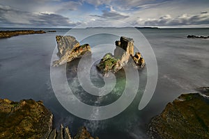 Pan's Rock, Ballycastle, Antrim Coast landscape