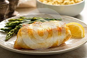 Pan Seared Halibut