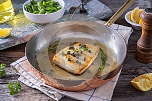 Pan Seared Halibut