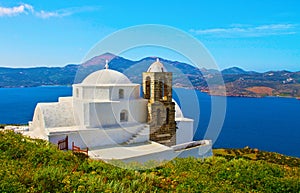 Panaghia Thalassitra church Milos island Greece