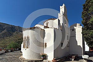 Panagia Episkopi Church in Santorini island, Thira, Greece