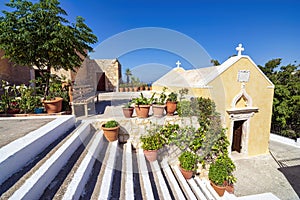 Panagia Faneromeni monastery at the east Crete near Sitia town