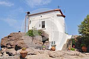 Panagia Gorgona church Lesbos,Greece photo