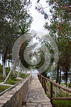 Panagia Kavouradena, Leros, Dodecanese, Greece, Europe