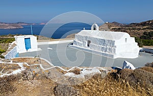 Panagia Tourliani chapel, Milos island, Cyclades, Greece