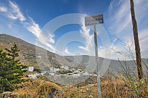 Panagia village in Serifos island