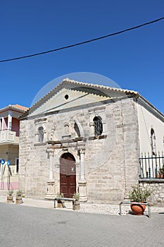 Panagia of Xenon Church in Lefkada City, Greece