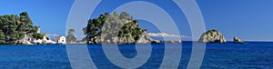 Panagias island in Parga Greece