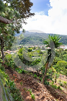 Panama Boquete seen from the hills