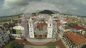 Panama Cathedral on Plaza de la Independencia