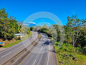 Panama, Chiriqui province, freeway to Boquete town