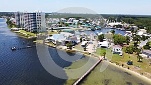 Panama City Beach, Florida, Aerial View, Powell Lake, Amazing Landscape