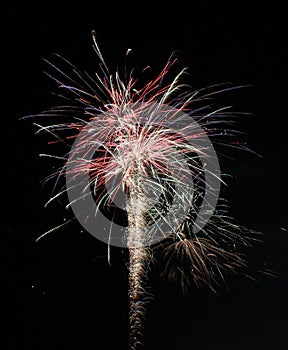 Panama City Beach florida Fireworks time lapse celebration pyrotechnics