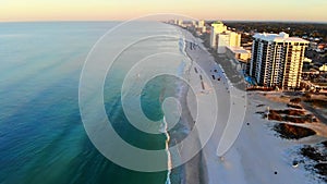 Panama City Beach, Florida, Gulf of Mexico, Aerial Flying, Amazing Landscape