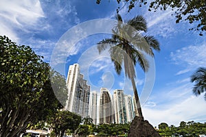 Panama City Financial District Skyline