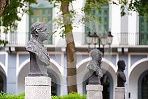 Panama City old casco viejo antiguo statue