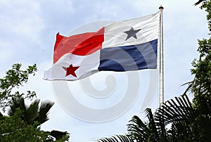 Panama flag waving