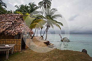 Panama house on san blas island photo
