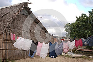 Panama native house san blas islands photo