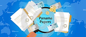 Panama papers leaked document money laundering crime