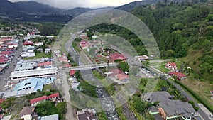 Panama province city surrounded by trees