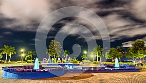 Panama Sign at Amador Causeway in Panama City photo