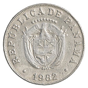 5 Panamanian centimonos coin