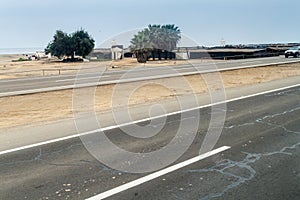 Panamericana highway in Peru photo