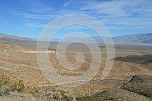 Panamint Valley Entry Path and Vista in California