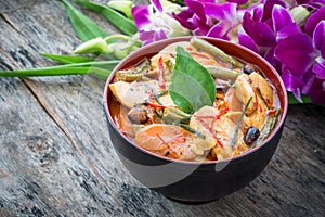 Panang chicken curry